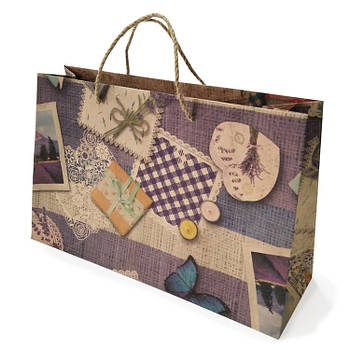 Подарунковий пакет № 151 Lavanda de Provence (370х240х112)