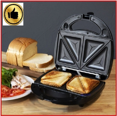 Бутербродниця гриль 4в1 Opera 2200 Ватів зі знімними формами, сендвичница, вафельниця, тостер, горішниця