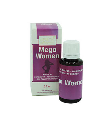 Mega Women - краплі для підвищення лібідо (Мега Вумен), фото 1