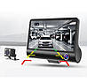 Відеореєстратор для авто з 3 камерами Car DVR WDR Full HD 1080P, фото 2