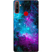 Силіконовий чохол бампер для Realme C3 з малюнком Галактика