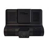 Відеореєстратор з 3 камерами Car DVR WDR Full HD 1080P, фото 4