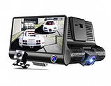 Відеореєстратор з 3 камерами Car DVR WDR Full HD 1080P, фото 7