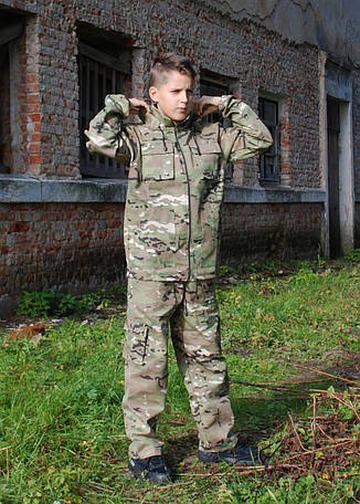 Костюм камуфляжний дитячий з капюшоном "нато" One-Point, фото 4