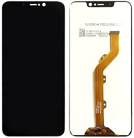 Дисплей для Tecno Spark 3 Pro (KB8) з сенсорним склом (Чорний) Оригінал Китай