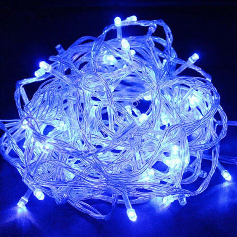 Новорічна світлодіодна гірлянда 6.5 метрів 80led.( Синій ), фото 1