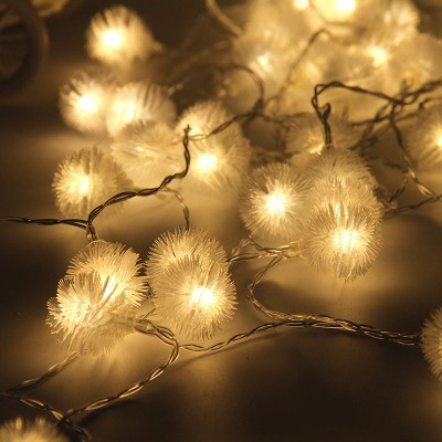 Новорічна гірлянда Сніжинка 10 м. 100 Led. колір Теплий Білий