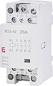 Модульний контактор ETI R 25-40 25 А 4NO AC 230 V 2462310