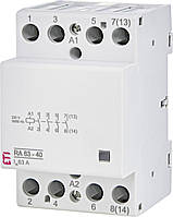 Модульный контактор ETI RA 63-40 40А 4NO 230V 2464096