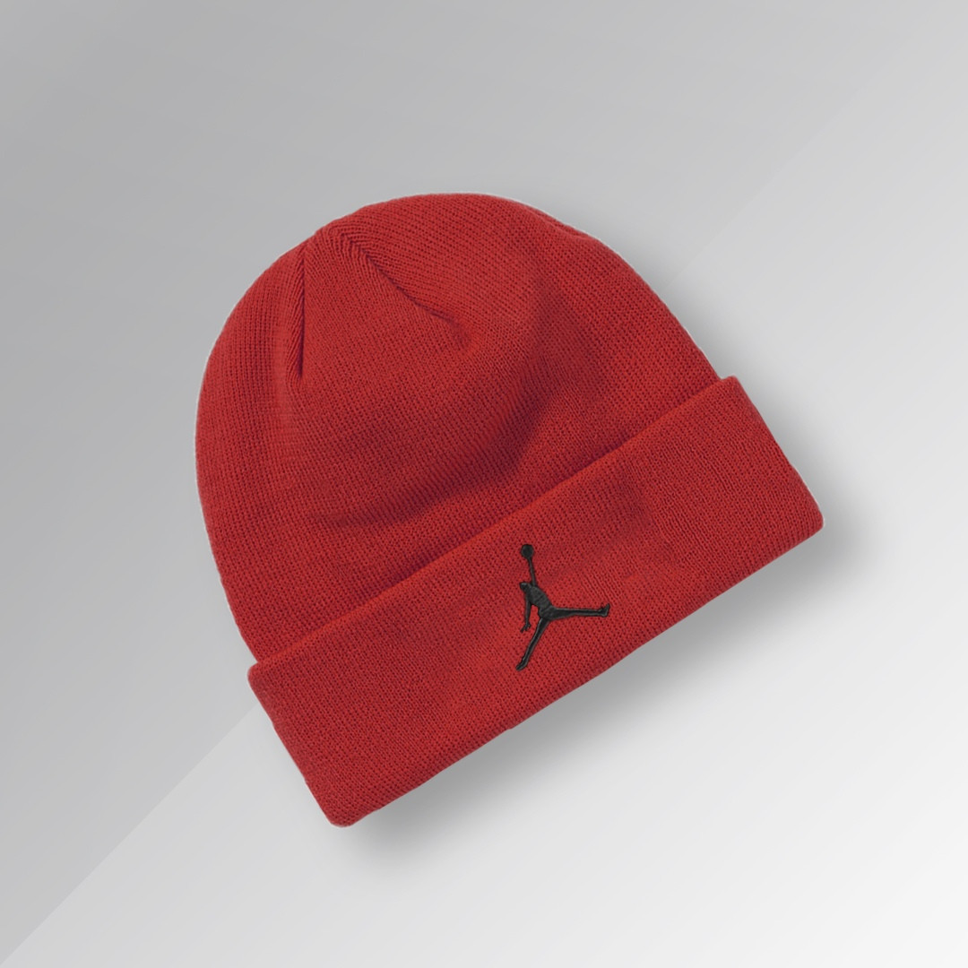 Тепла осіння/зімна шапка біні джордан/Jordan Jumpman