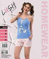 Пижама женская шорты LUSH XL