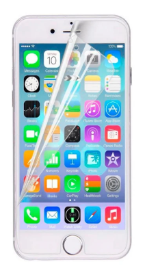 Гідрогелева захисна плівка на iPhone 6s Plus на весь екран прозора, фото 2