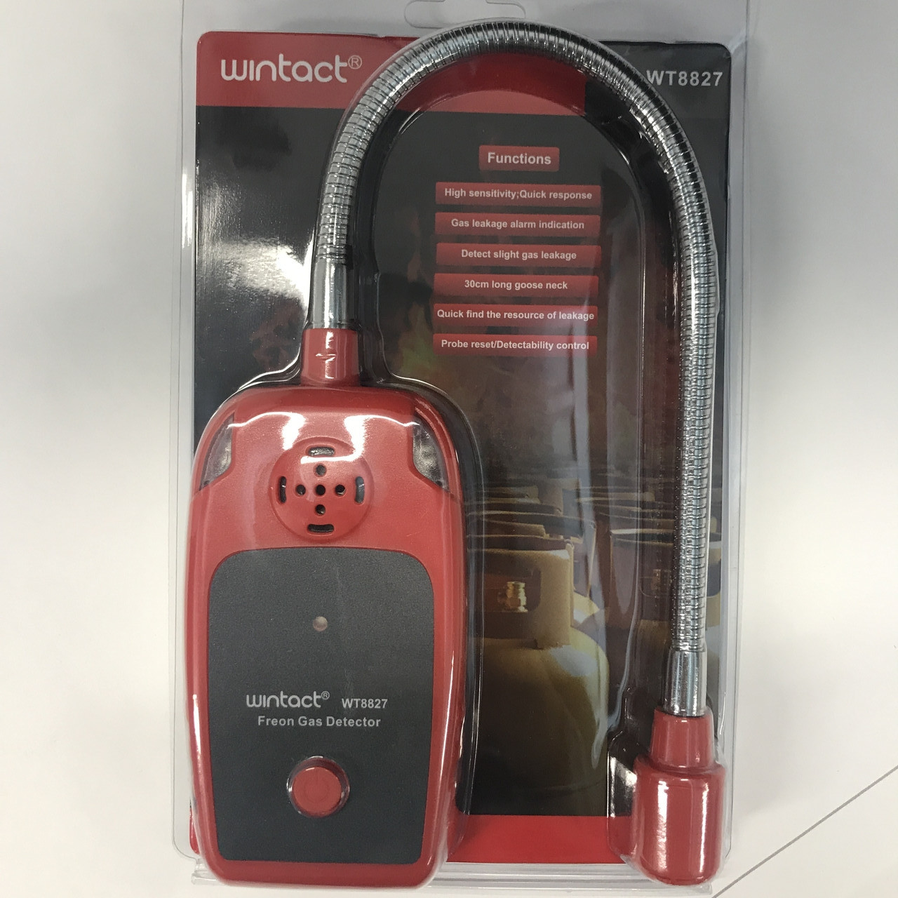 Детектор утечки фреона (10-1000 PPM) WINTACT WT8827 - фото 7 - id-p1289191360