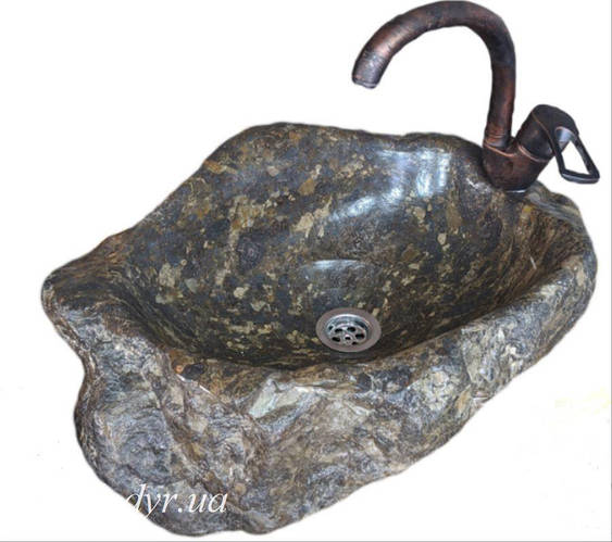 Купить Раковина оригинальная (умывальник) из природного камня 600 мм х ...