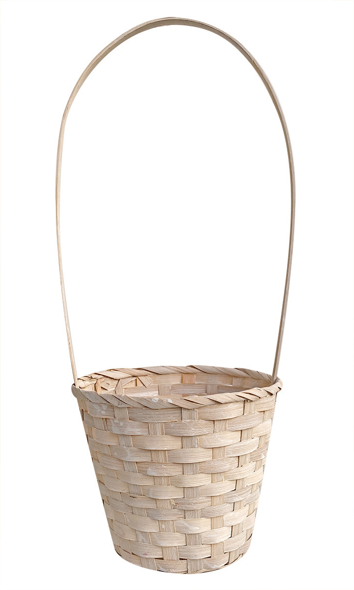 Кошик для квітів бежевий 49 х 17 см, фото 1