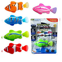 Інтерактивна іграшка рибка-робот (роборыбка) Robo Fish Немо помаранчева, фото 4