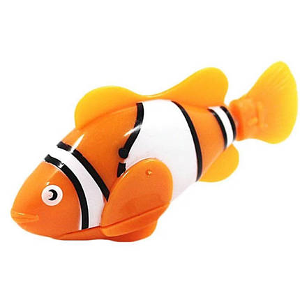 Інтерактивна іграшка рибка-робот (роборыбка) Robo Fish Немо помаранчева, фото 1