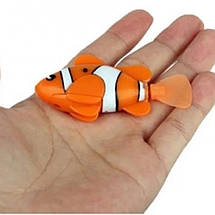 Інтерактивна іграшка рибка-робот (роборыбка) Robo Fish Немо помаранчева, фото 6