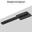 Настільна лампа Promate AuraLight-1 500 lm, 10 W бездротова зарядка, 2.5 W USB Black (auralight-1.black), фото 8