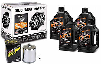 Комплект Maxima V-TWIN SPORTSTER® Quick Change Kit - Mineral (Chrome), 20w-50