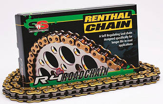Ланцюг Renthal R4 Chain - 525 (Gold), 525-120L / Seal Ring