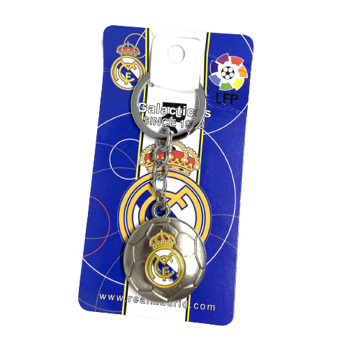 Брелок металевий Real Madrid FC круглий