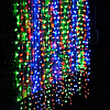 Гірлянда Водоспад 240 LED, розмір 2х2м Мультиколір RD-080, фото 2