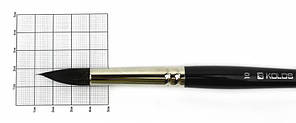 Пензель Rosa білка кругла Classic 3049R №10 Колос 4230490R10