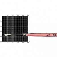 Кисть синтетика Kolos Flamingo 1023A угловая №1/8 кор. ручка (4823064903935)