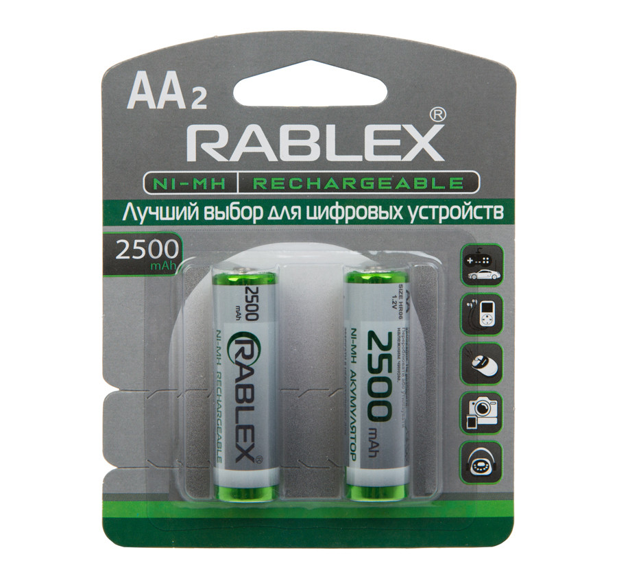 Аккумулятор AA Rablex 2500mAh