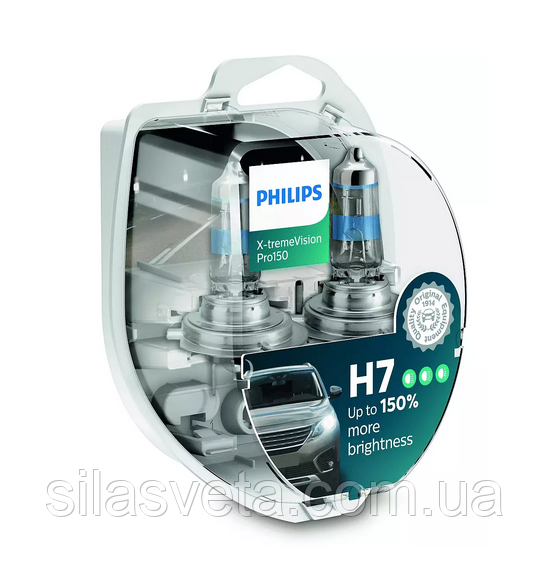 Автомобільні лампи "PHILIPS" (H7) (X-tremeVision Pro150)
