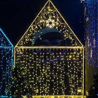 Гірлянда (ДЮРАЛАЙТ) ЗОЛОТО/10м D=10.5мм. круглий/зовн.-внутр.