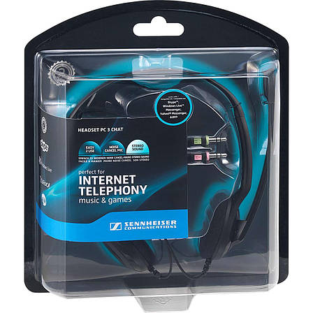 Навушники Sennheiser PC 3 CHAT 3.5mm Чорний (504195), фото 3