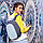 Жіночий юкзак протикрадій з тривожною кнопкою XD Design Bobby Cathy Blue (сірий-блакитний), фото 10