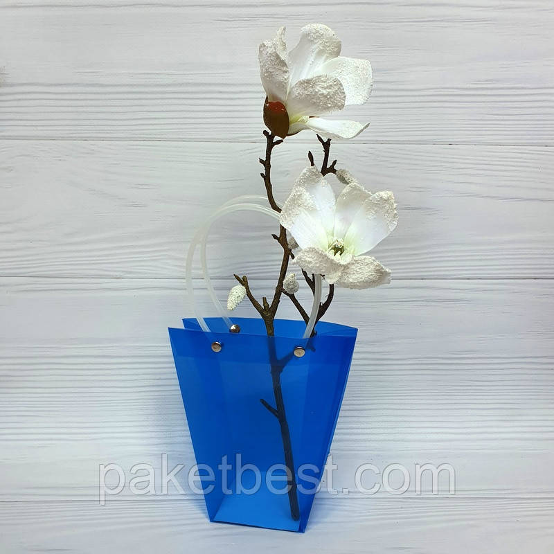 Пакет пластиковий для квітів і подарунків " Трапеція "16 см (XS)