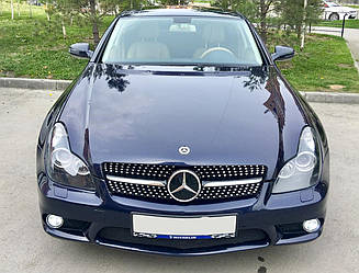 Решітка радіатора Mercedes CLS W219 (05-07) стиль Diamond