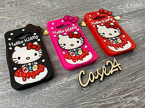 Гумовий 3D чохол для Samsung Galaxy J3 Hello Kitty (3 кольори), фото 4