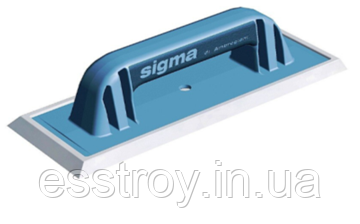 Затирочний шпатель з гумовою основою і пластиковою ручкою