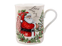 Чашка фарфоровая Дед Мороз с подарками 350 мл 924-650