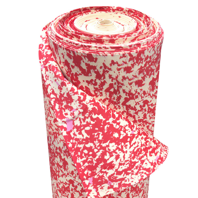 Фоамиран 2мм мармуровий, 1,0 м червоний