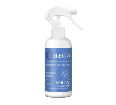 Двофазний спрей для кінчиків волосся. Spray for hair tips with Omega