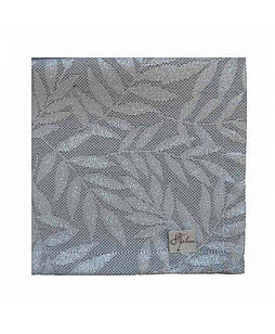 Серветка сiре срібло Ельза 40х40см