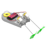 Лодочка моторная - набор для сборки, конструктор, поделка