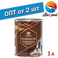 Eskaro Parketilakk SE 60 1 л Уретан-алкідний лак для дерев'яних і бетонних підлог Напівглянцевий, зносостійкий
