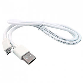 USB cable WALKER 110 micro white тех. уп.