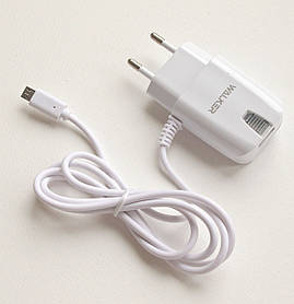 СЗУ WALKER WH-22 micro 2A + usb white