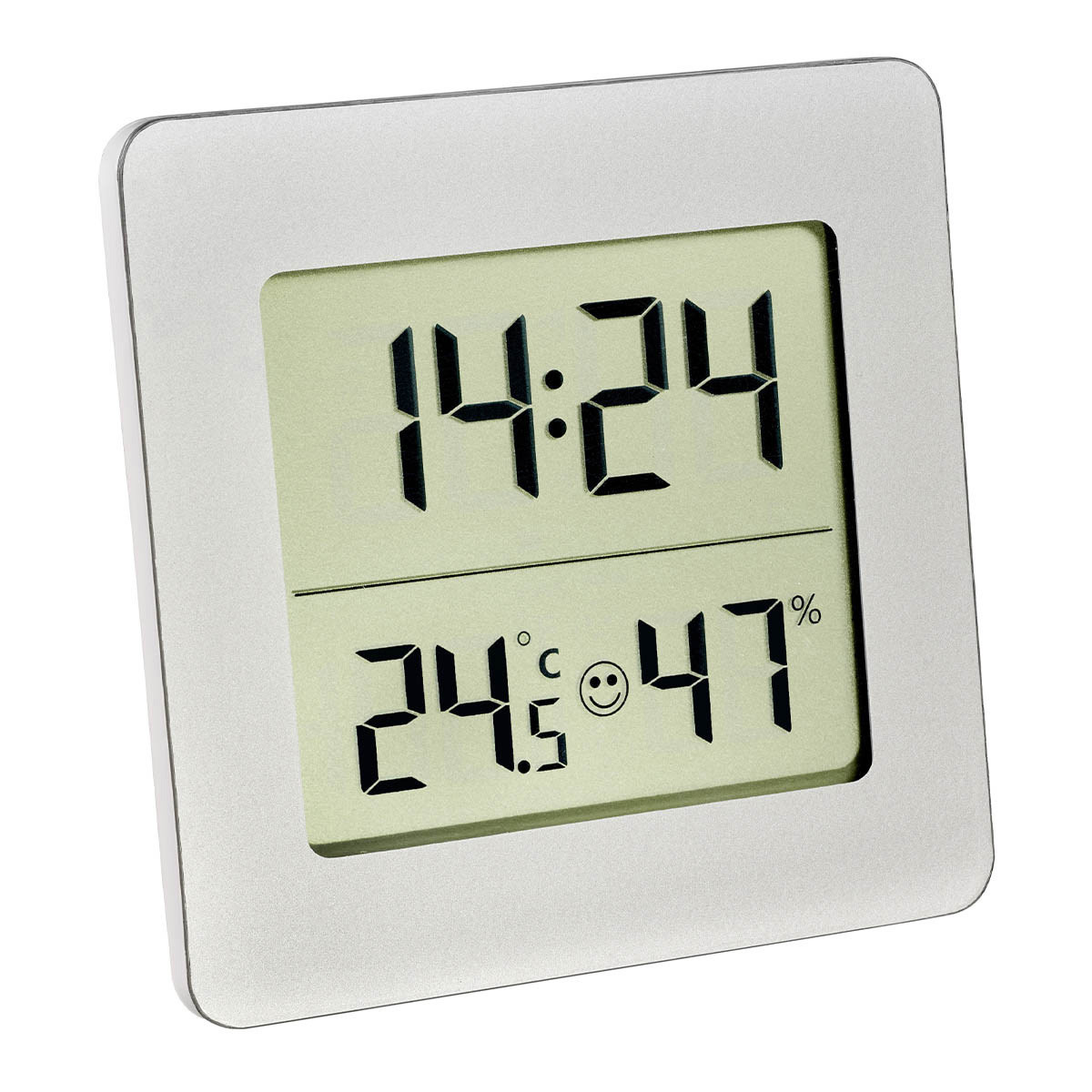 Термометр-гігрометр цифровий кімнатний TFA Silver
