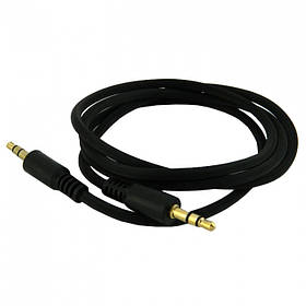 AUX Cable WALKER H82 ribbed black тех. пак.