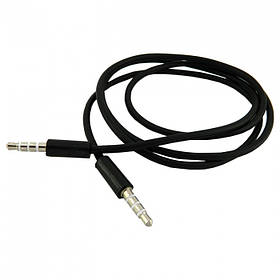 AUX Cable WALKER H49 simple black тех. пак.