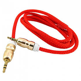 AUX Cable WALKER A720 тканина lux red